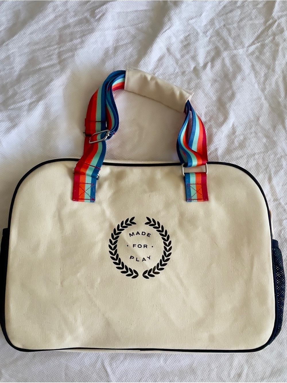 Sparrow Pickleball Bag Stylish Three Stripes Retro Look 20x8x12 New - Picture 5 of 6